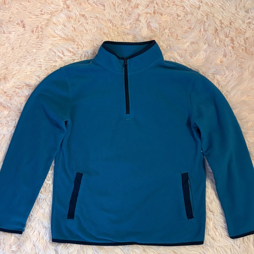Cat & Jack Kids Blue Quarter-Zip Pullover